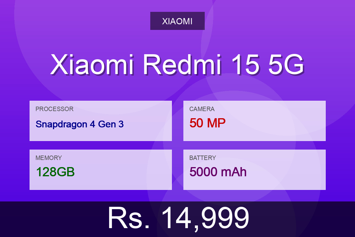 Xiaomi Redmi 15 5G