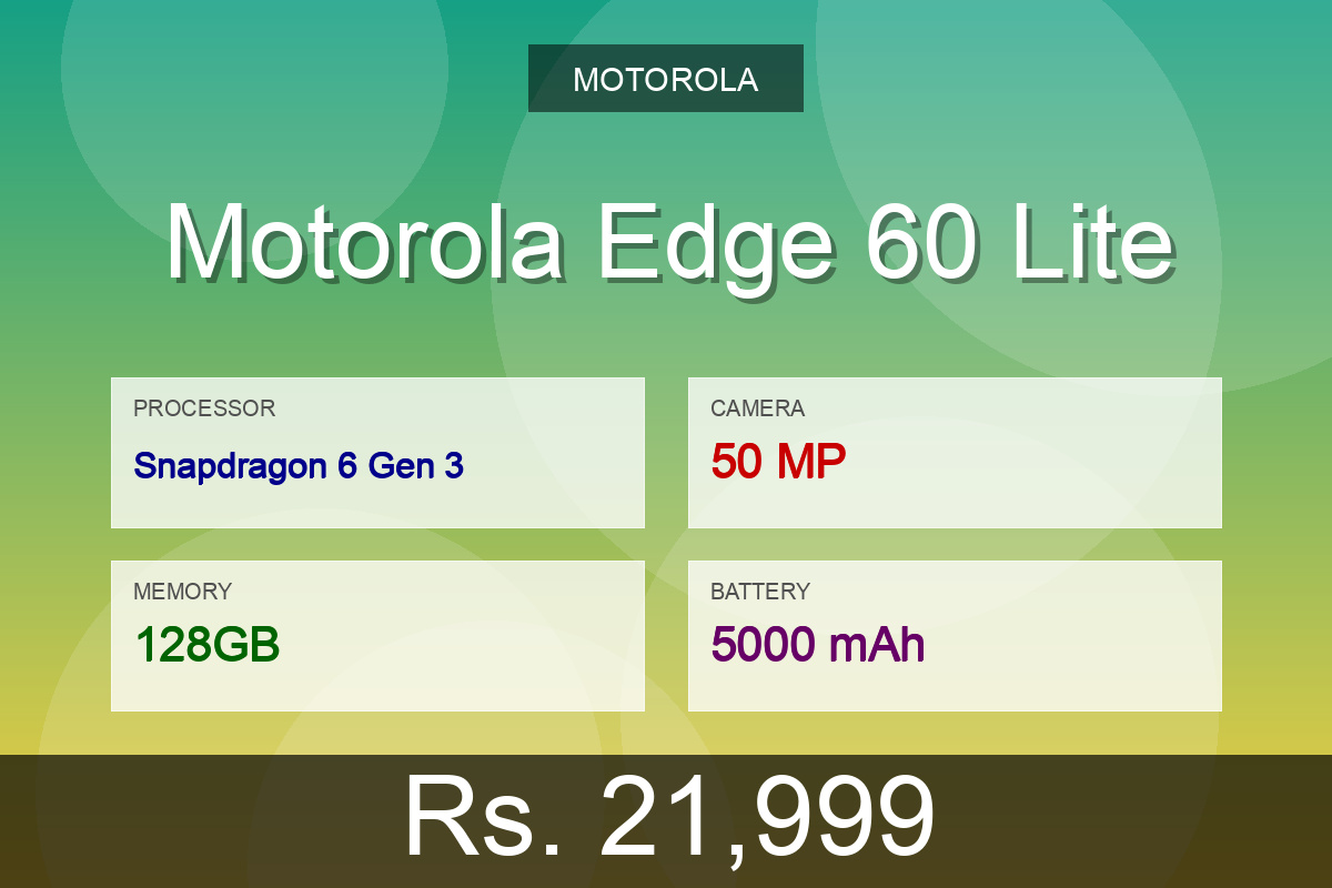 Motorola Edge 60 Lite