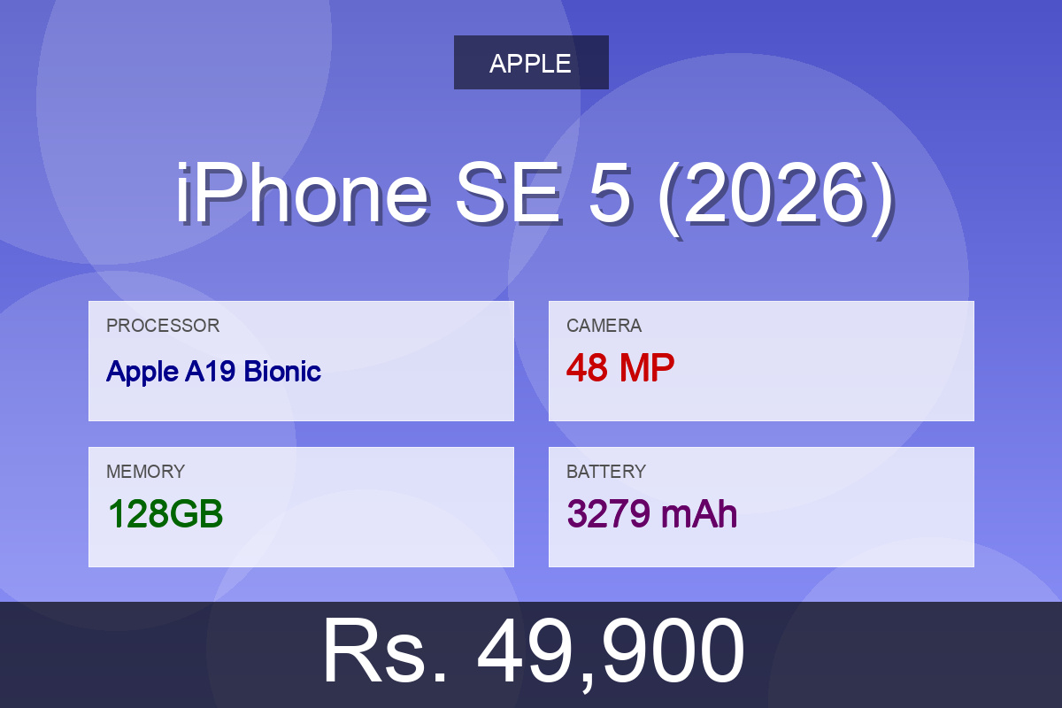 Apple iPhone SE 5 (2026)