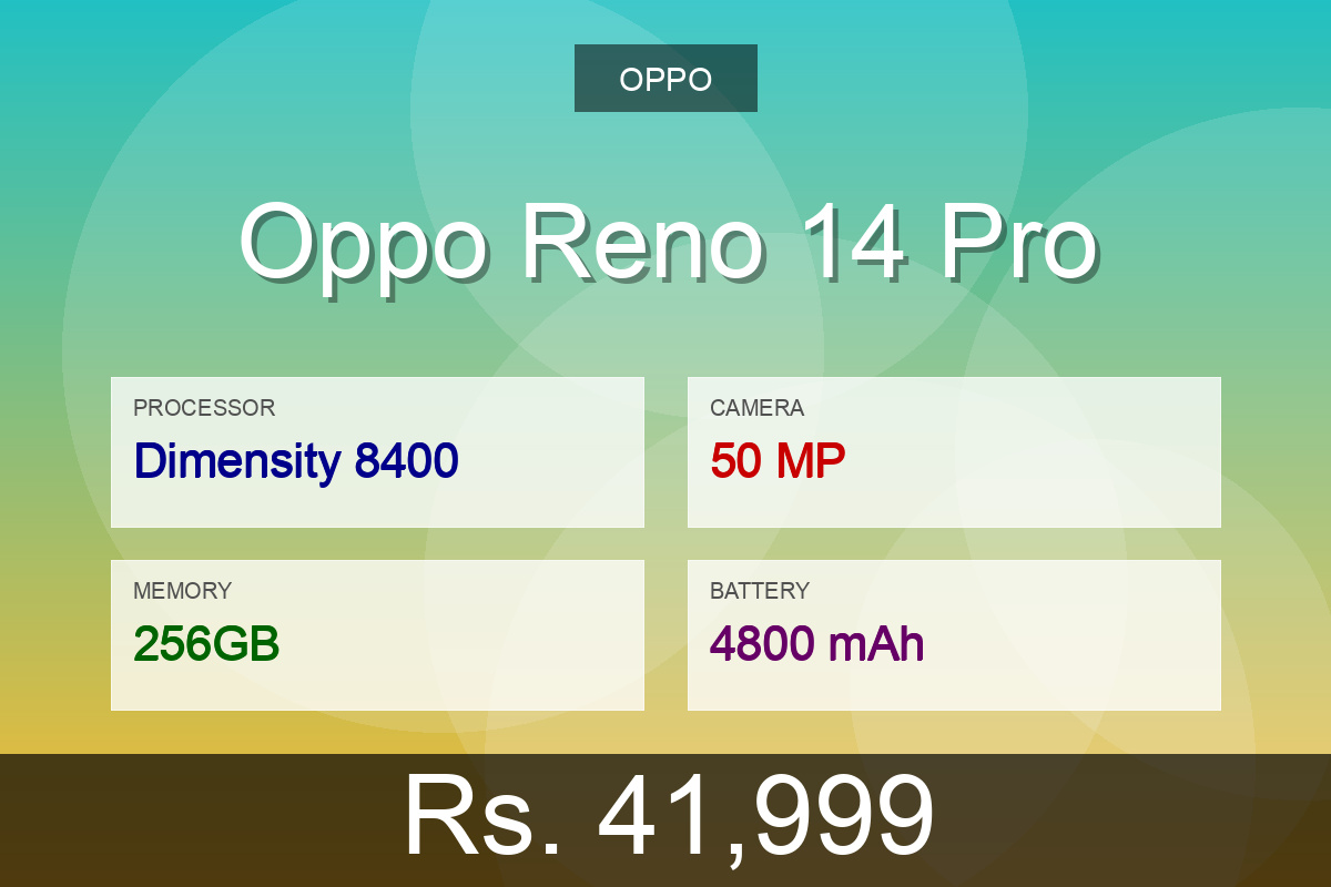 Oppo Oppo Reno 14 Pro