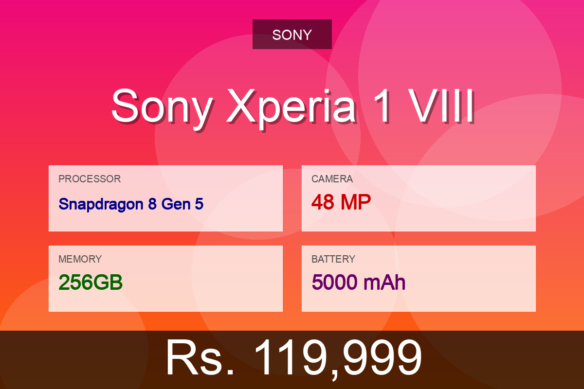 Sony Sony Xperia 1 VIII