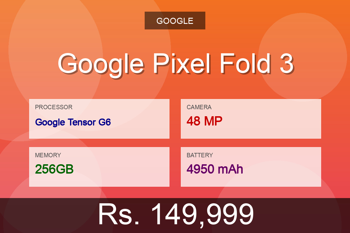 Google Google Pixel Fold 3