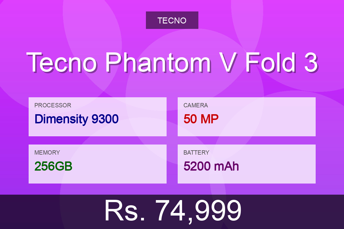 Tecno Tecno Phantom V Fold 3