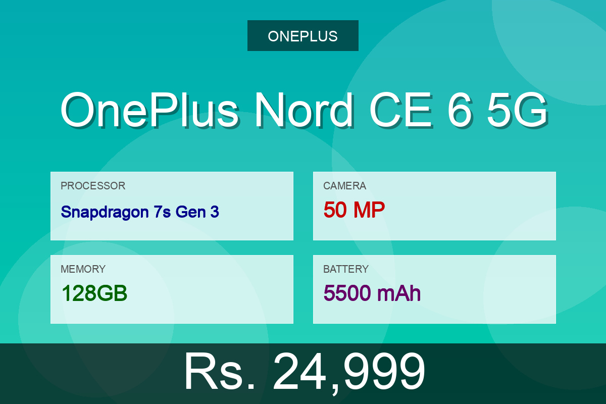OnePlus OnePlus Nord CE 6 5G
