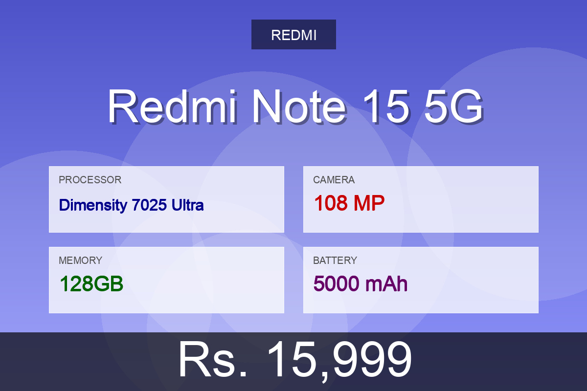 Redmi Redmi Note 15 5G