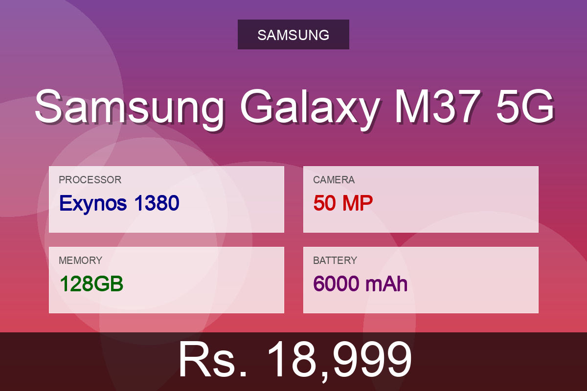 Samsung Samsung Galaxy M37 5G