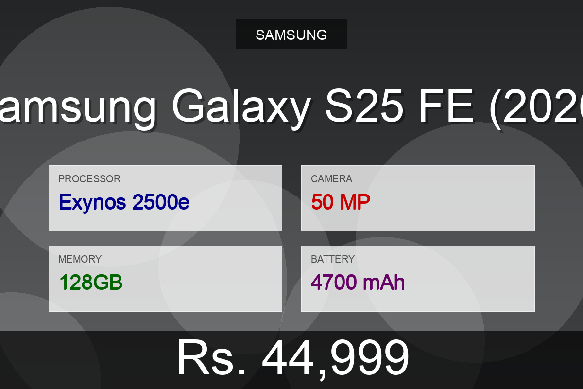 Samsung Galaxy S25 FE (2026)