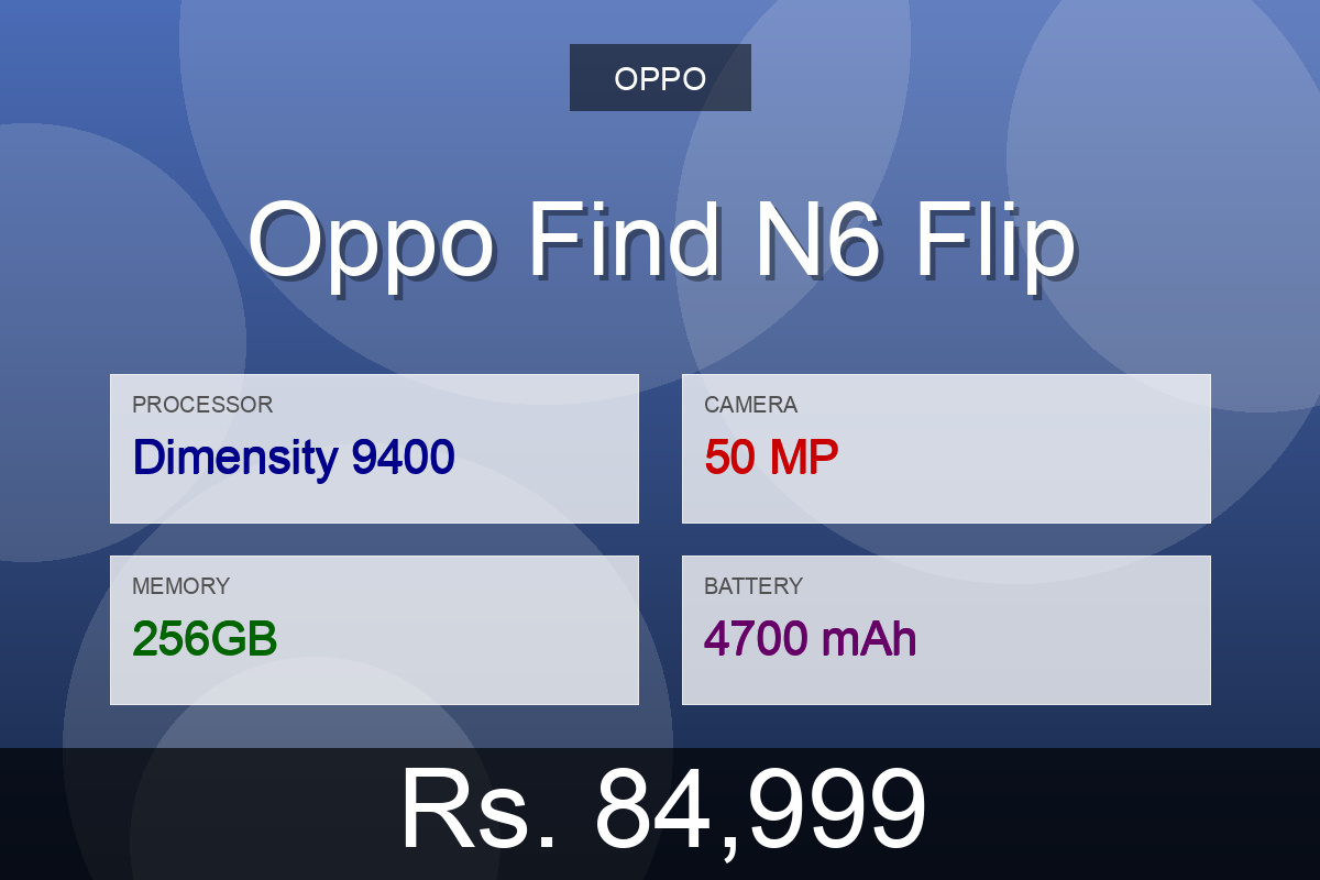 Oppo Oppo Find N6 Flip