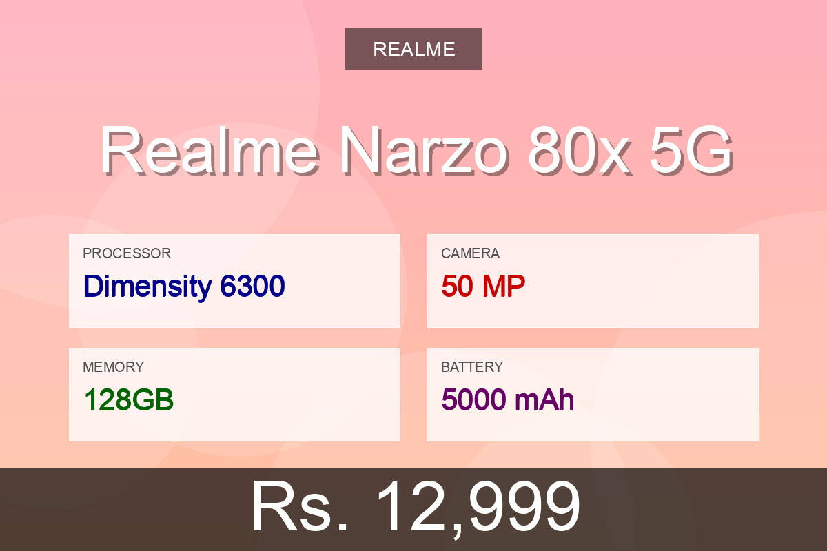 Realme Realme Narzo 80x 5G