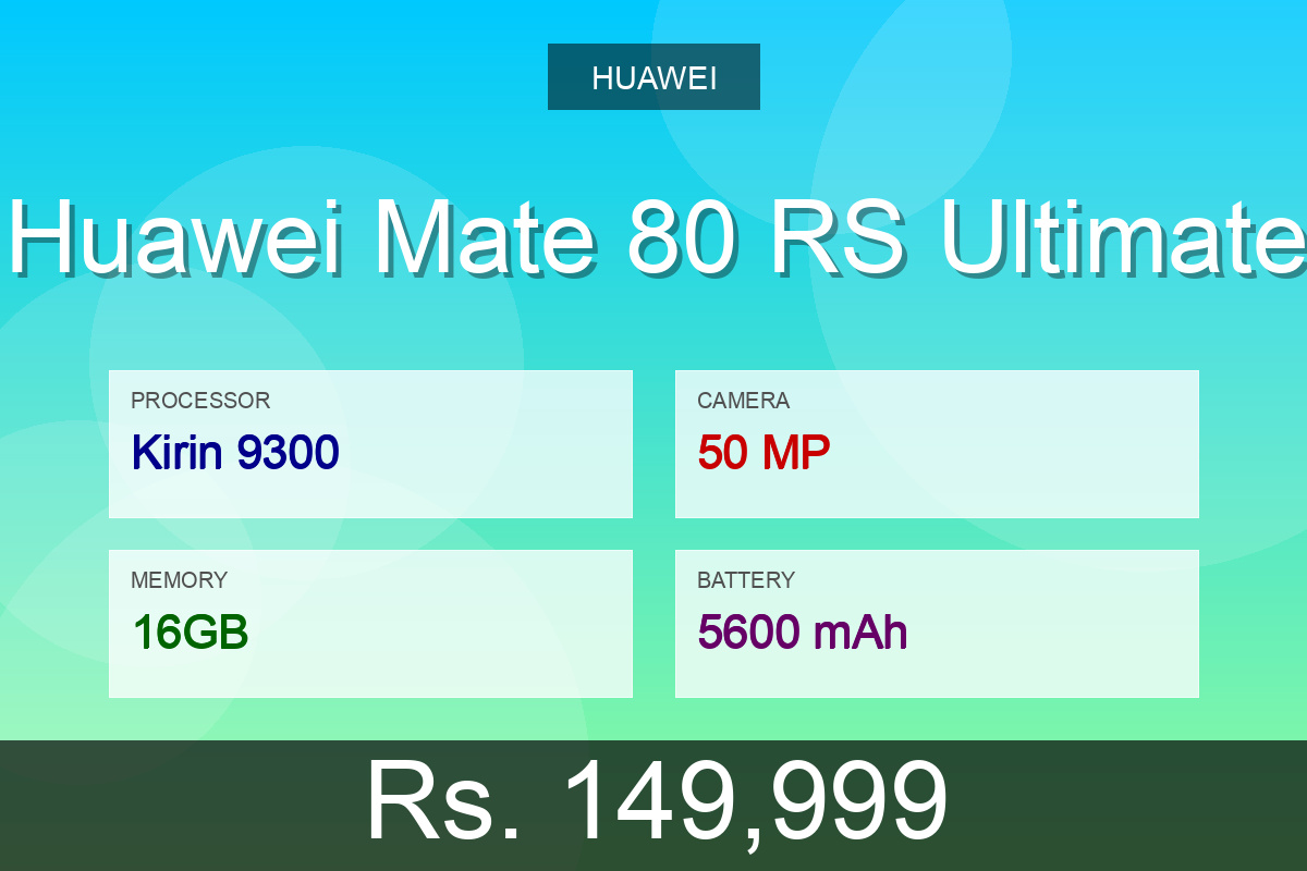Huawei Mate 80 RS Ultimate