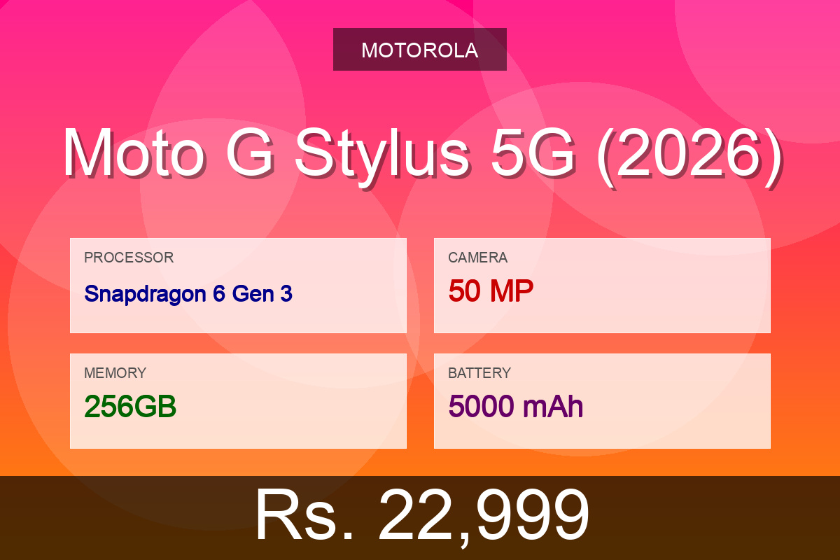 Motorola Moto G Stylus 5G (2026)