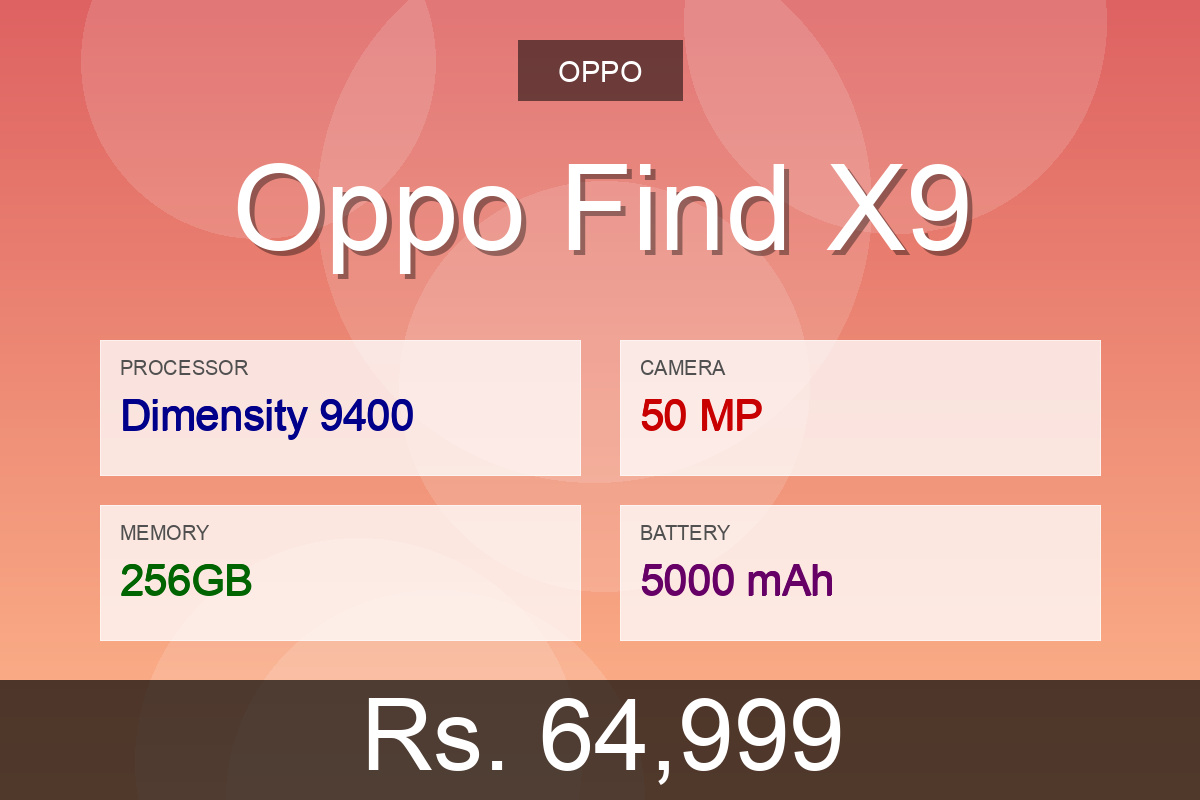 Oppo Find X9