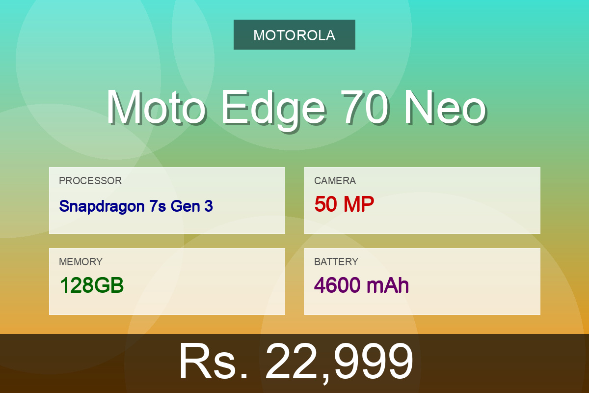 Motorola Moto Edge 70 Neo