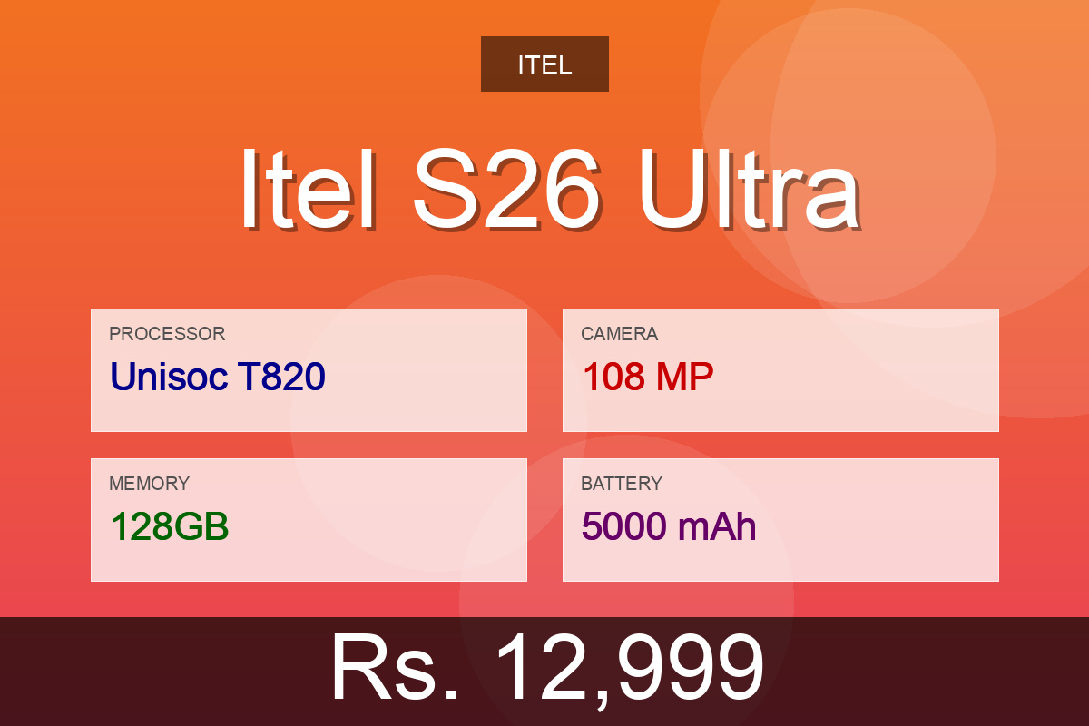 Itel Itel S26 Ultra
