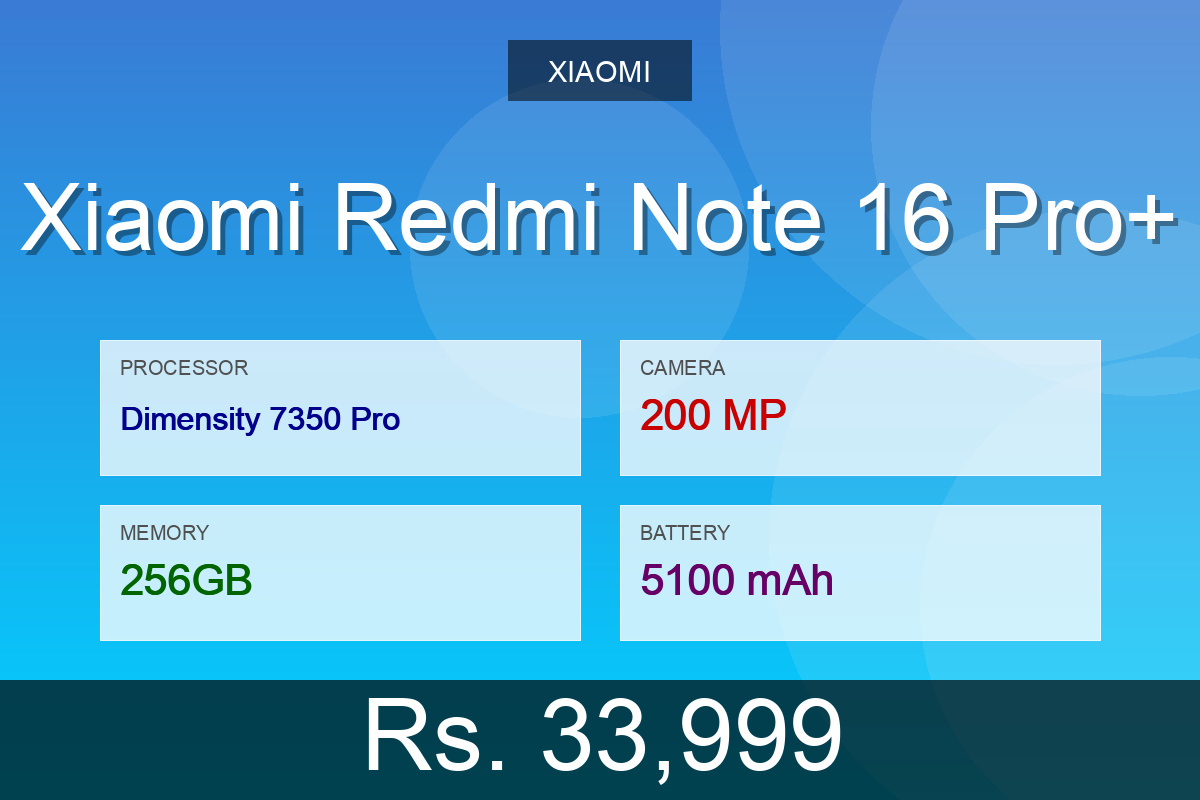 Xiaomi Redmi Note 16 Pro+