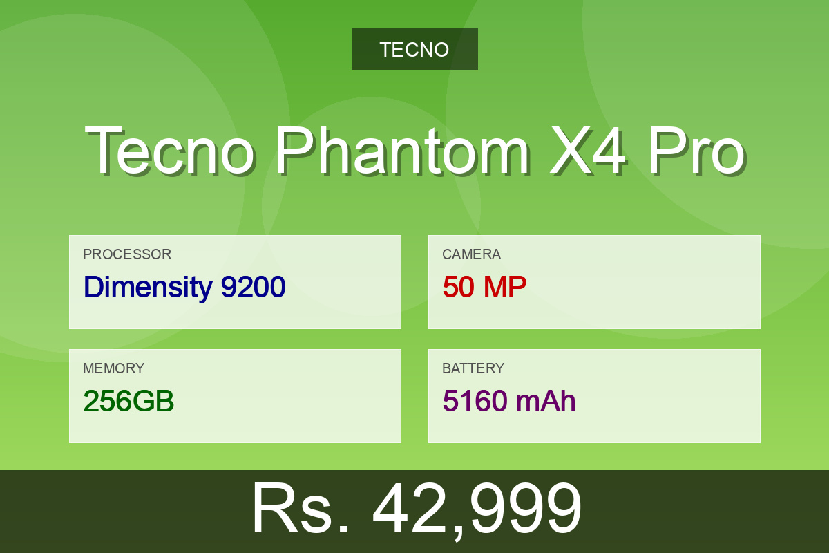 Tecno Tecno Phantom X4 Pro